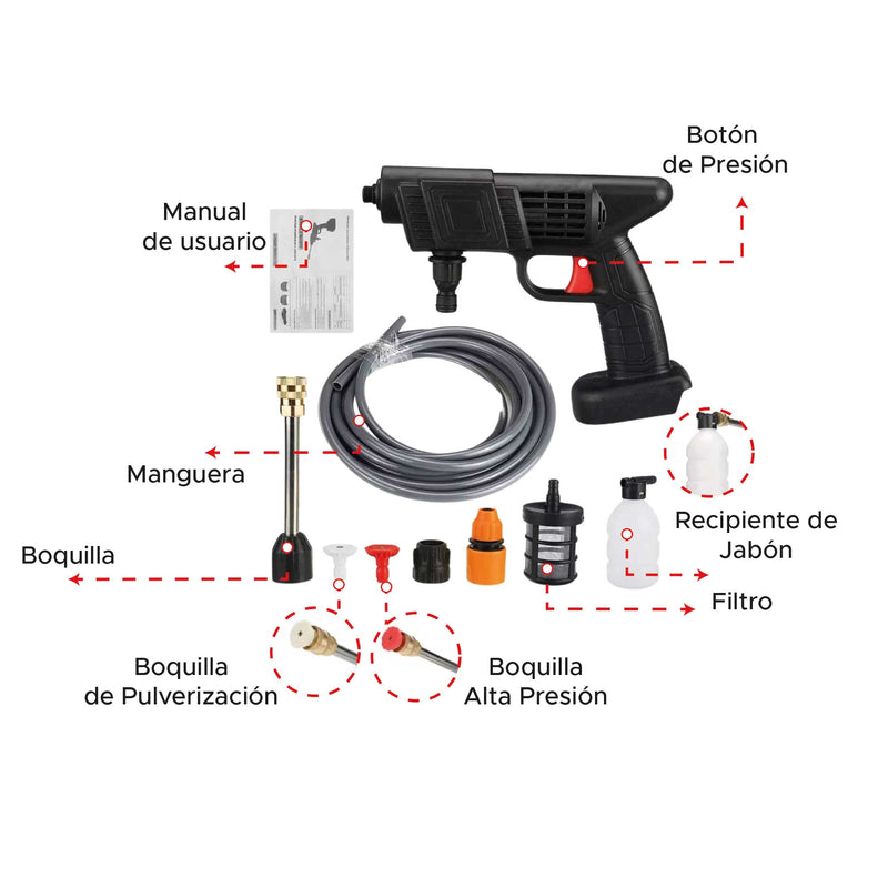 Lavadora a Presión Portátil + Maleta - HidroJet